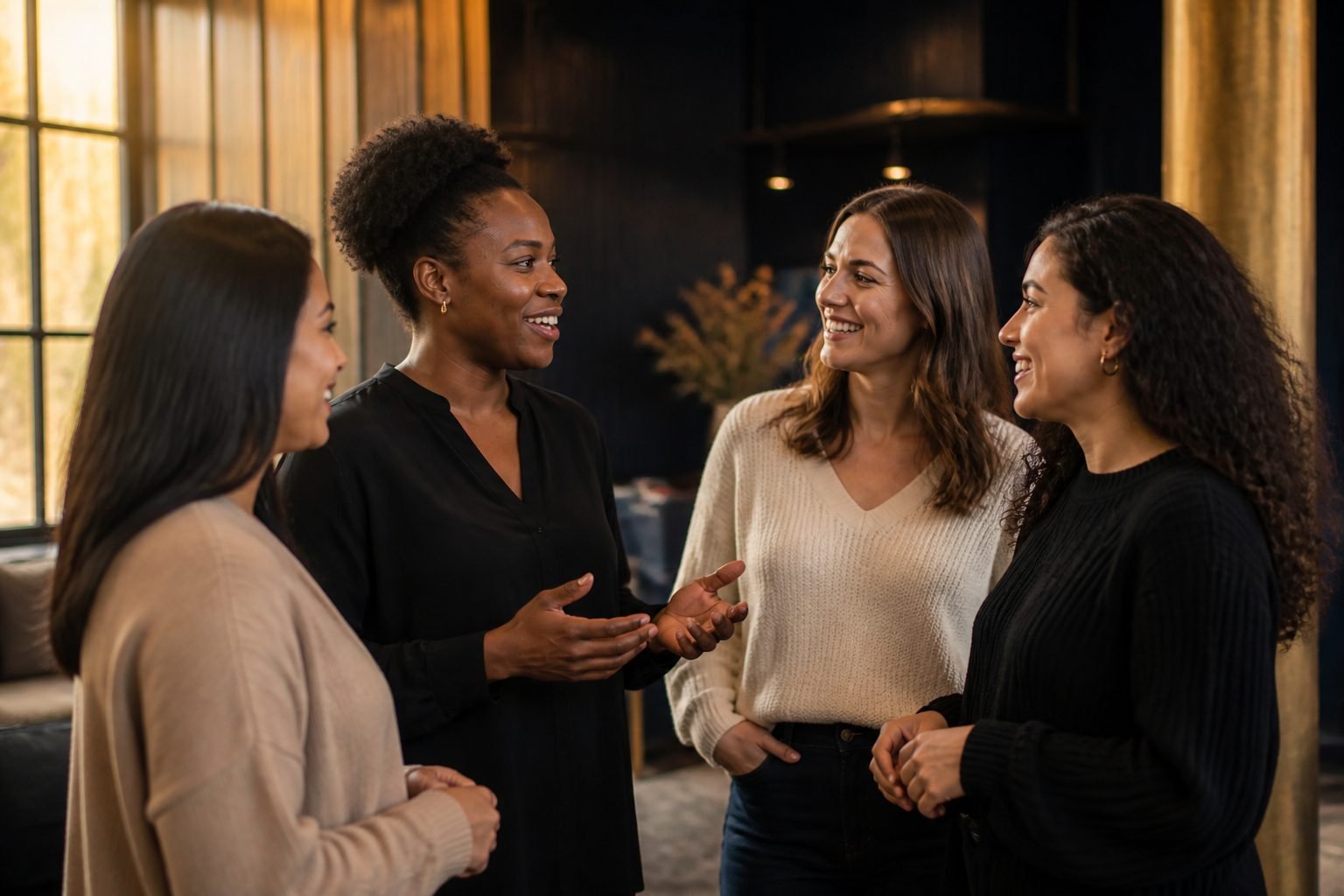 Women encouraging one another in a Christ Peace Church small group