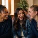 Teenagers connecting at a Christ Peace Church youth gathering